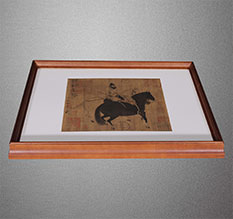 枝江书画装裱配框服务案例