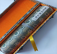 枝江书画装裱案例